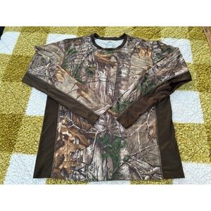 Columbia Realtree Camo Long Sleeve Shirt Freeze Zero Mens XL